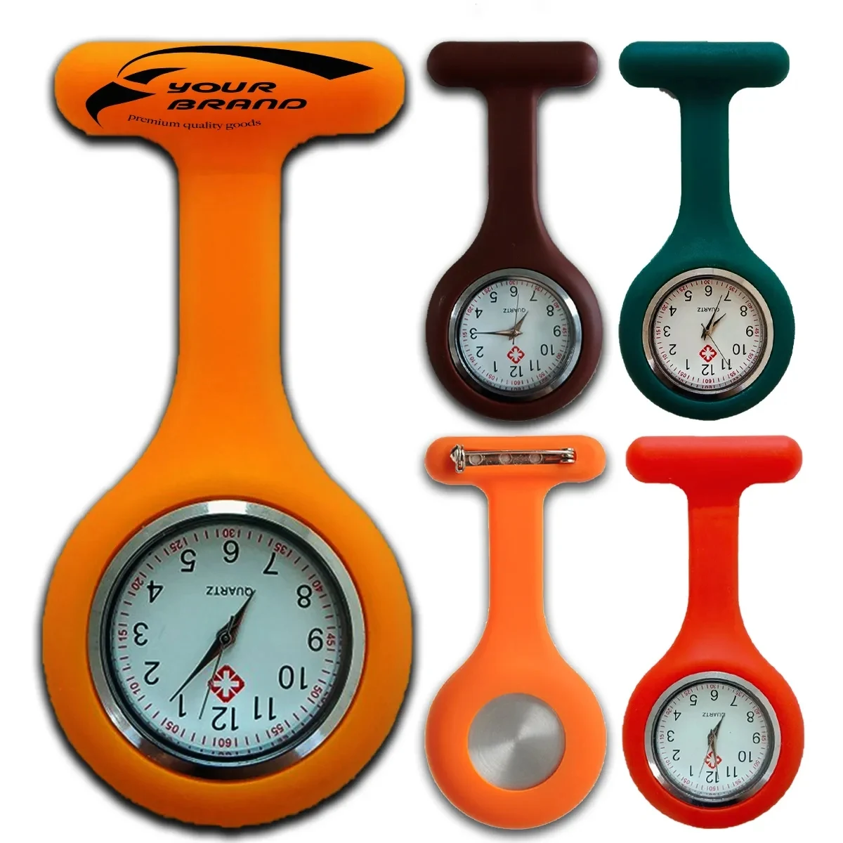 Convenient Practical Soft Nurses Pocket Watch Lapel Clip 1