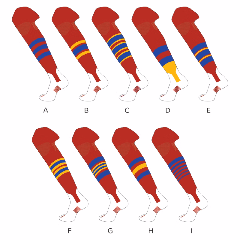 Double Play Knit-in Stirrup Sox (Over the Knee)