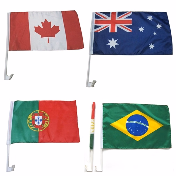 Polyester Knitting Car Flag