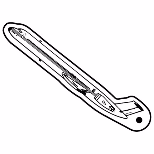 Airplane Ascending Key Tag (Spot Color)