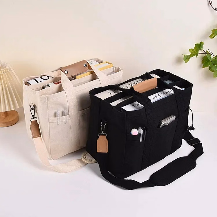Custom Crossbody Canvas Tote Bag