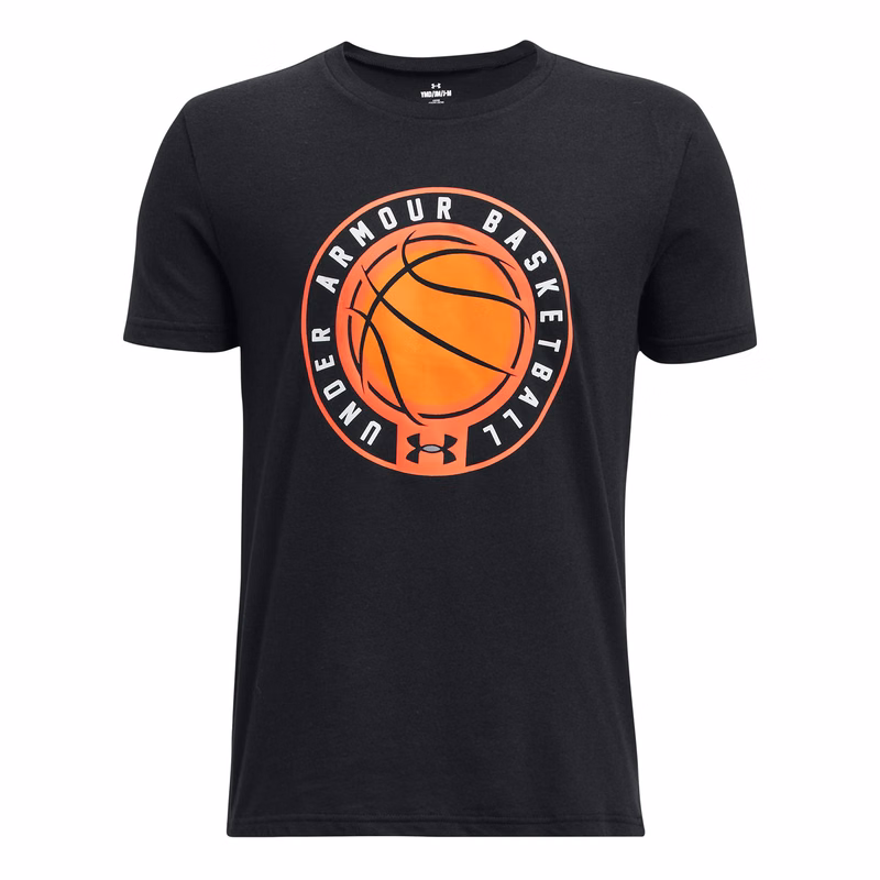 Boys' UA Basketball Logo Short Sleeve 