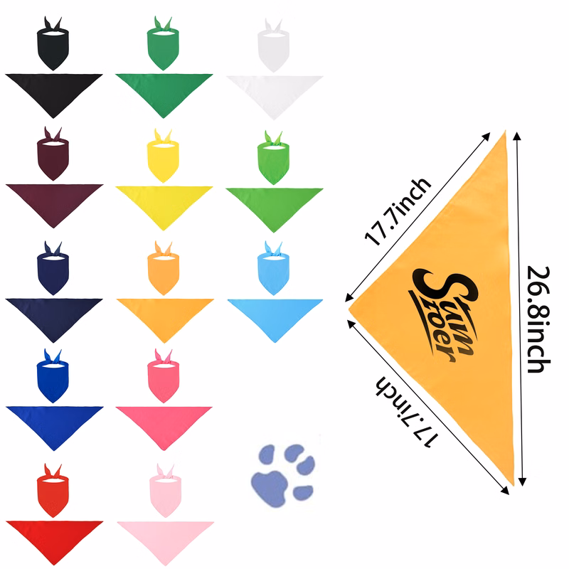 Polyester Pet Bandana