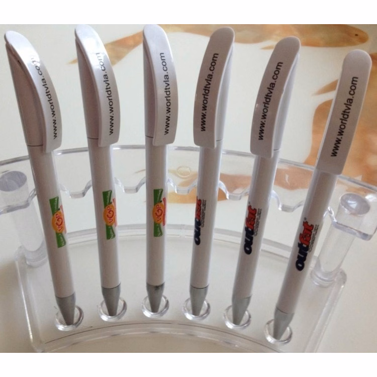 Customized Elegant Straight Plastic Ball Pen Gel Pen