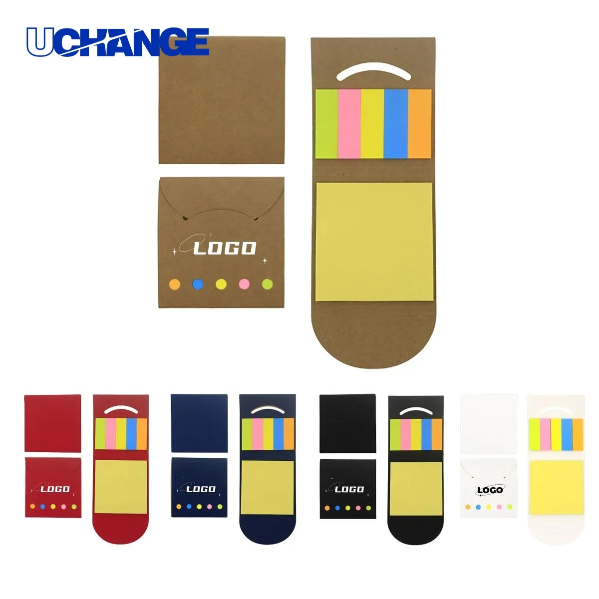 Mini Sticky Note Book with Kraft Box 1