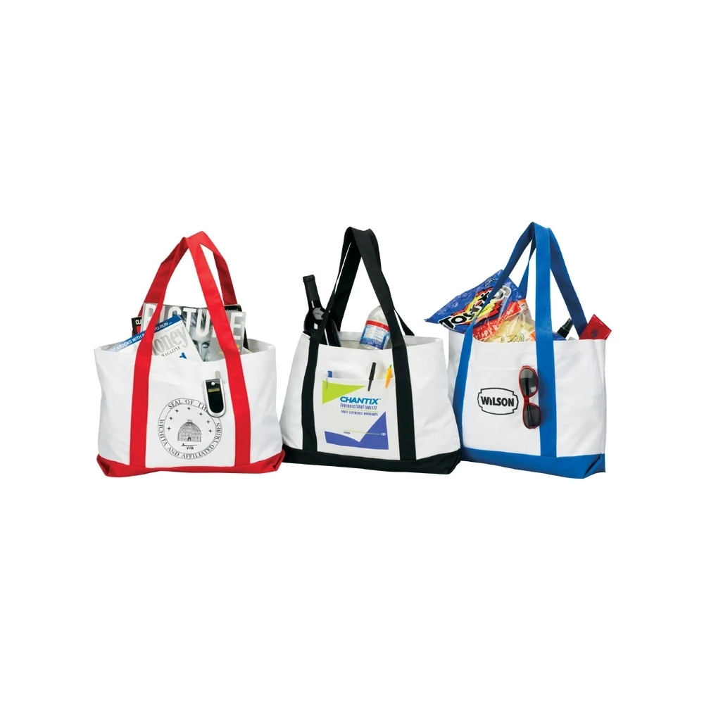 Denier Boat Tote, custom tote bag with logo imprint 1