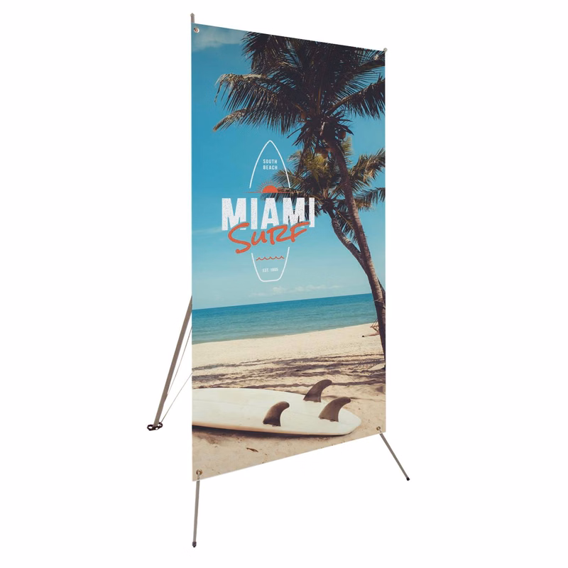 32" x 72" Tripod Banner Display Kit