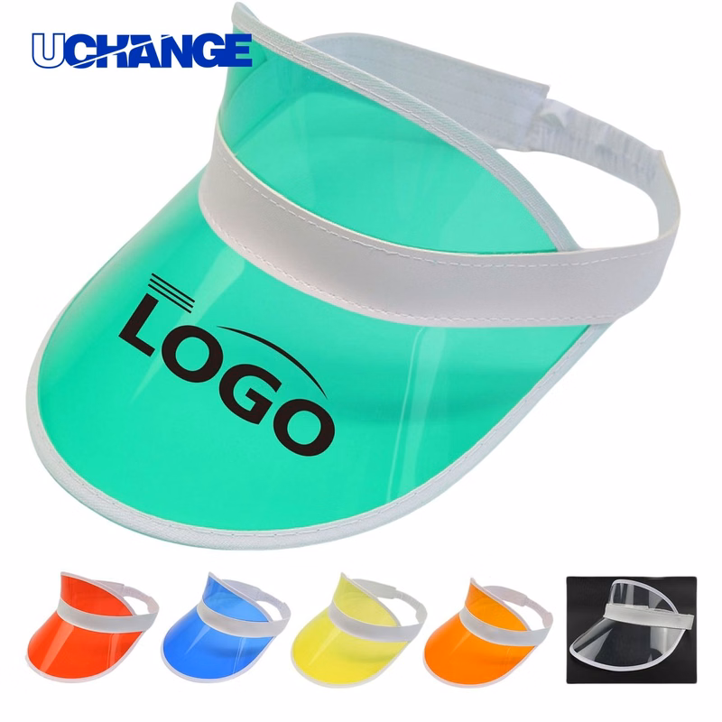 PVC Transparent Sun Visor Cap