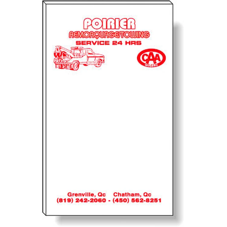 50 Page Magnetic Note-Pads with 1 Custom Colour Imprint (3"x5") 1