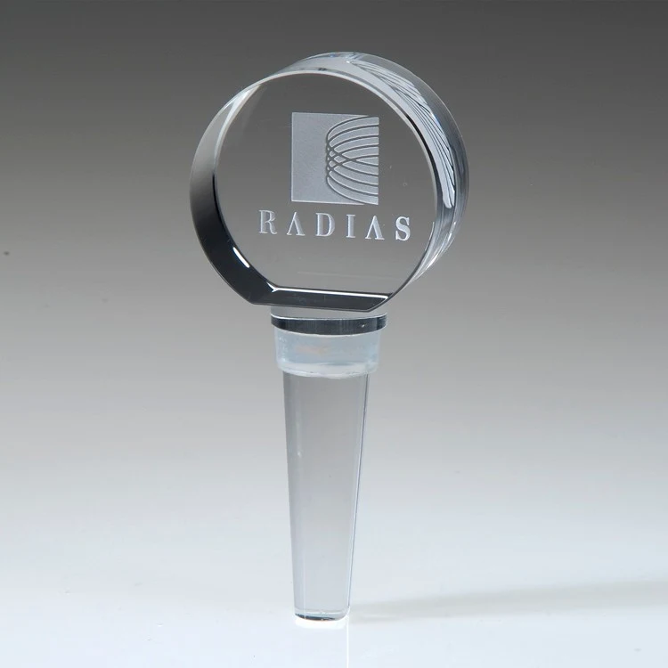 4" Award- Awards, Trophy,Round Shaped Wine Bottle Stopper_D519CA 1