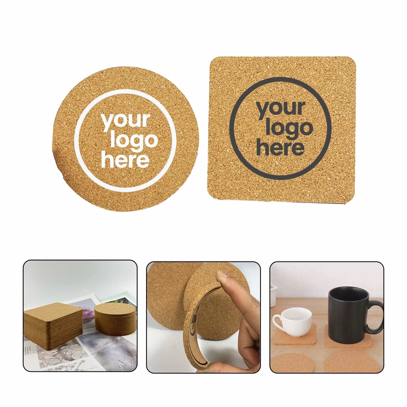 Durable Wooden Coaster Set