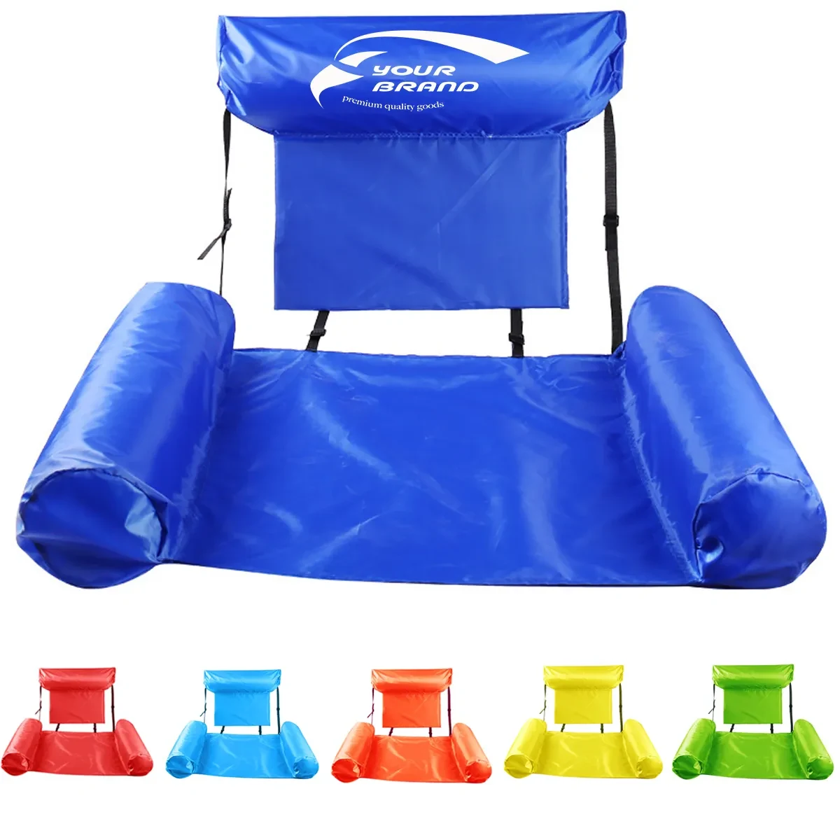Portable Light Float Inflatable Hammock for Pool Water Chair 1