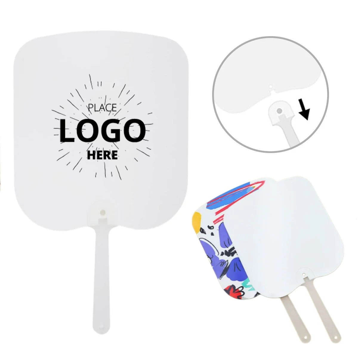 Custom Double-Sided Handheld Fan 1