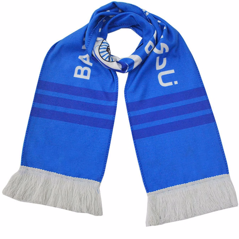 Full Sublimation Flannel Scarf with Tassle - 57"x6.7"