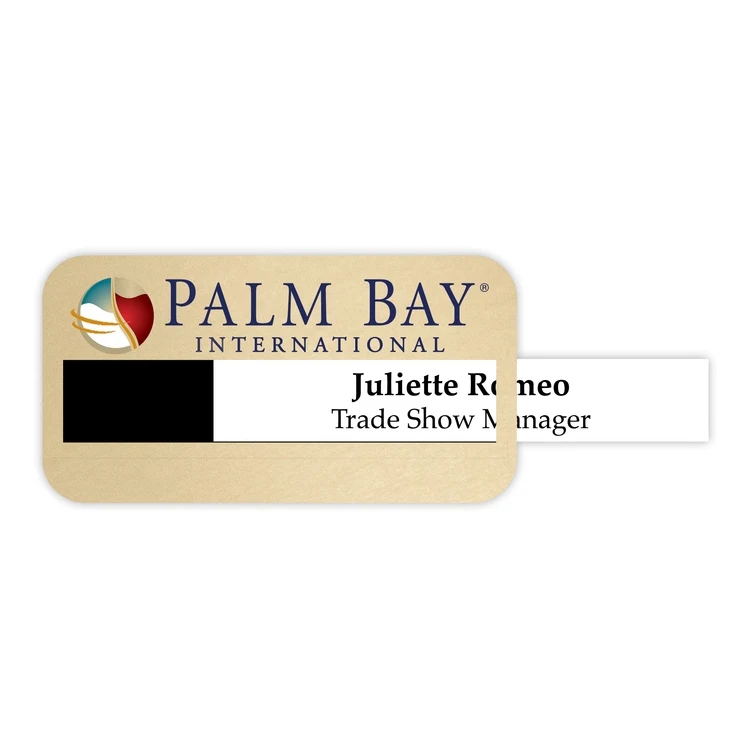 Aluminum Window Badges (1.5"X2.875") Rectangle 1