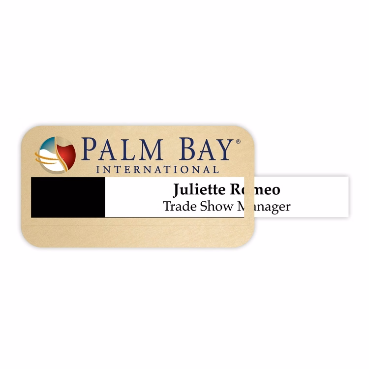 Aluminum Window Badges (1.5"X2.875") Rectangle