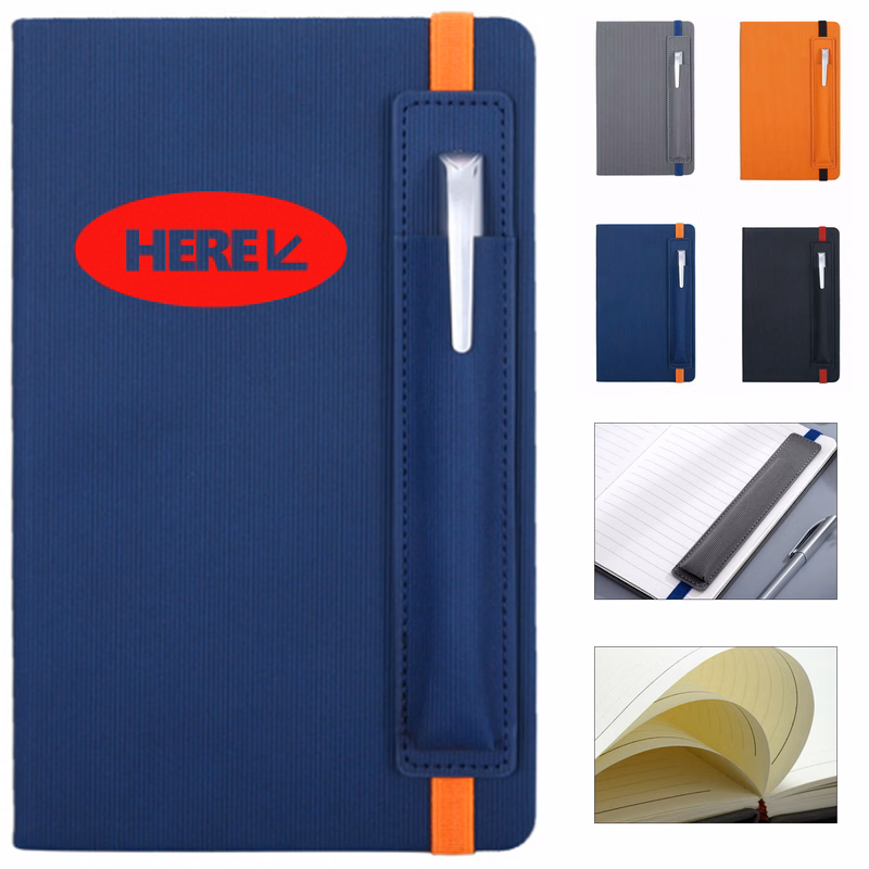 A5 Notepad with Pen Loop