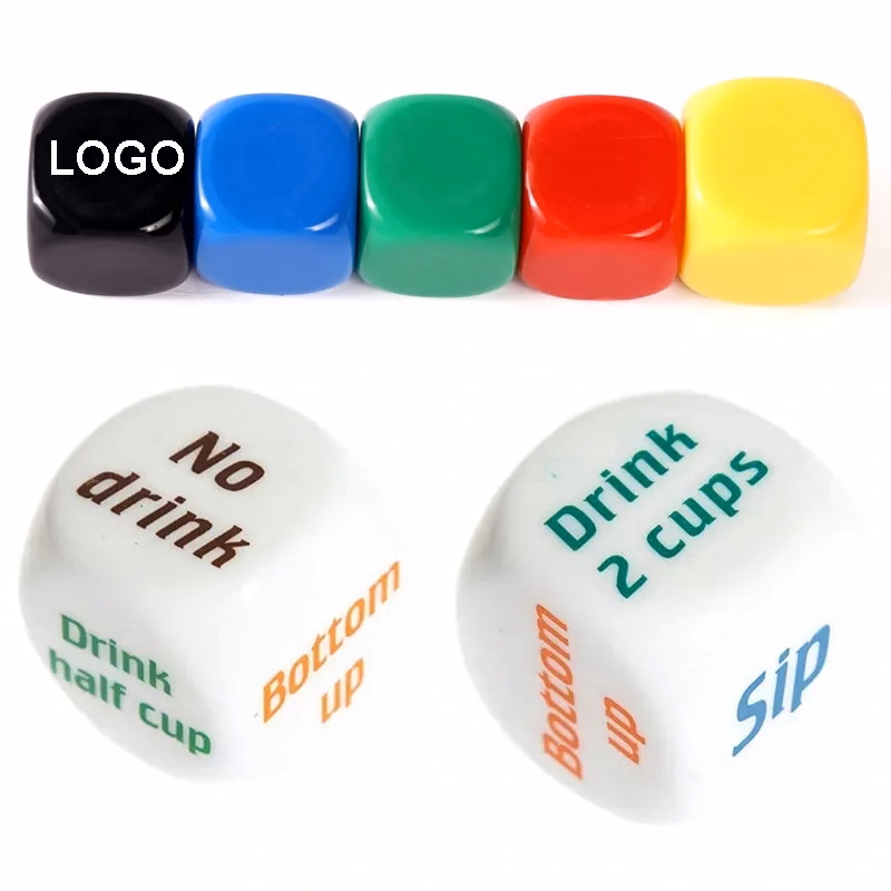 Custom Acrylic Dice in Round Corner