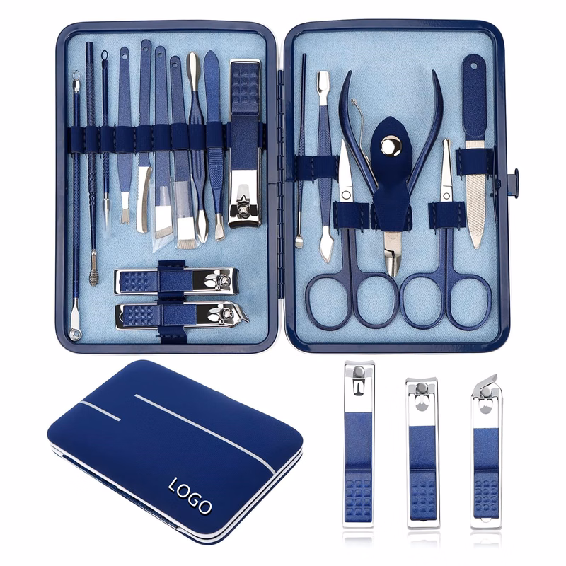 18 Pcs Manicure Set Nail Clippers Pedicure Kit