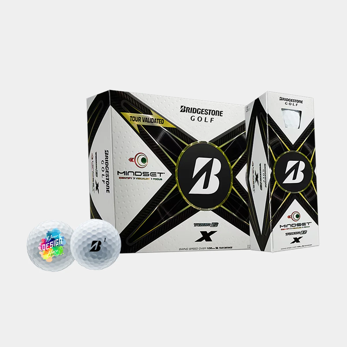 Bridgestone® Tour B X MindSet Golf Balls 1