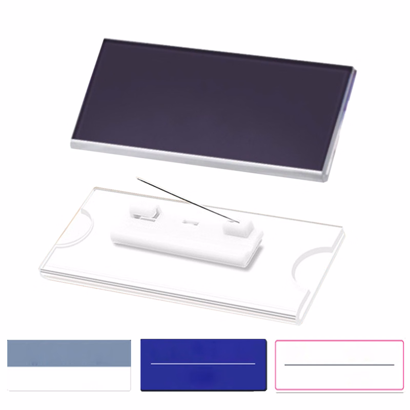 Acrylic Name Tags with Pin