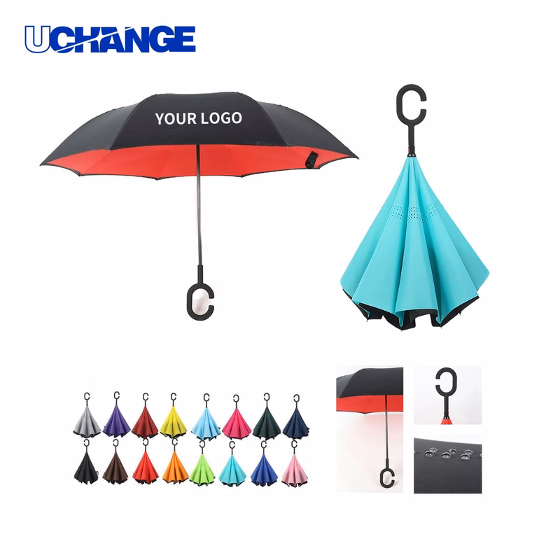 Pongee Inversion Umbrella Auto Open