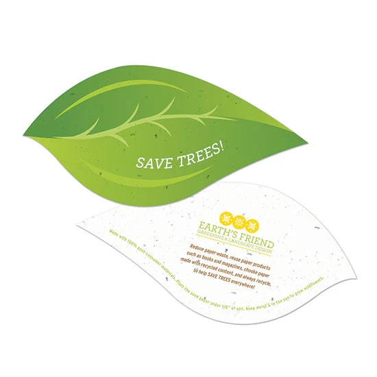 Save Trees Plantable Leaf Shapes 1