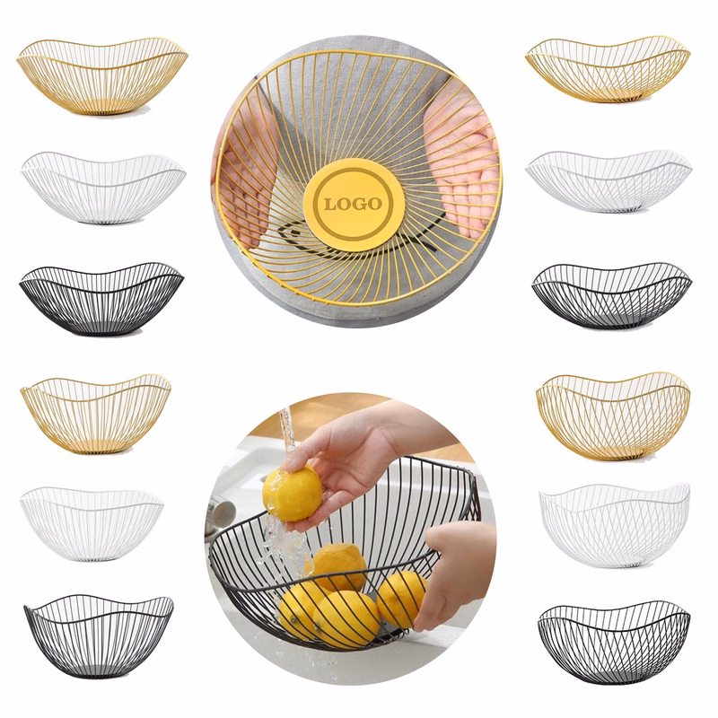 Hoop-Shaped Stainless Steel Fruit Basket