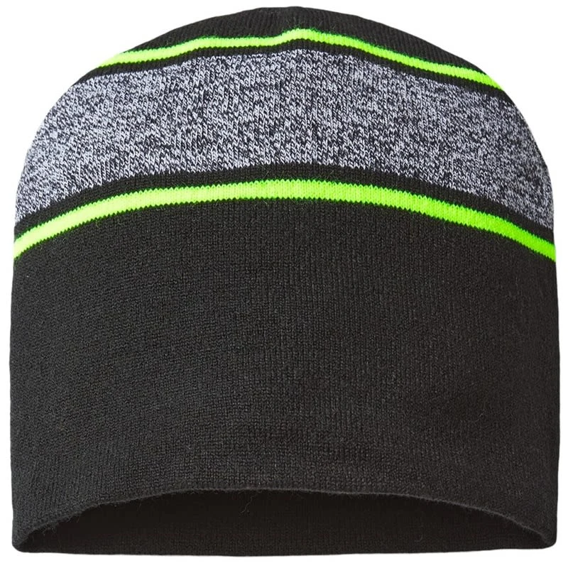 CAP AMERICA USA-Made Variegated Striped Beanie - RKV9 1