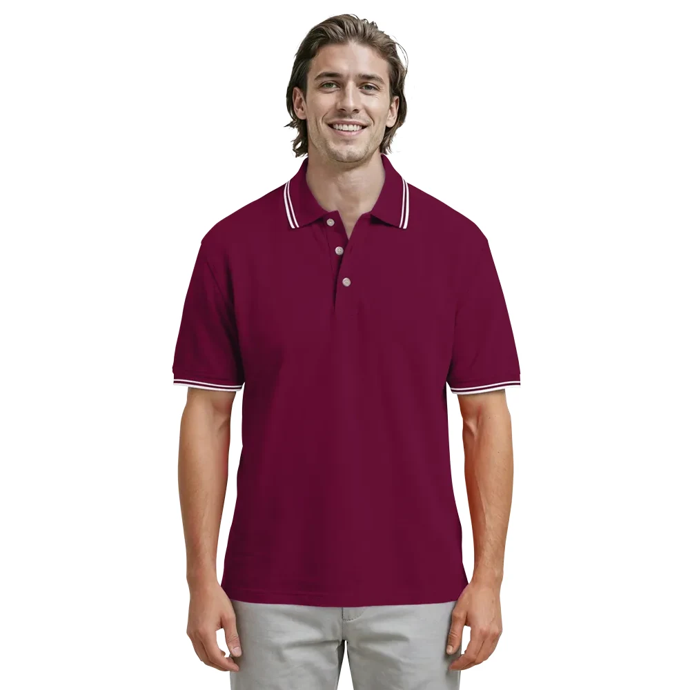 Men's Superblend Tipped Polo 1