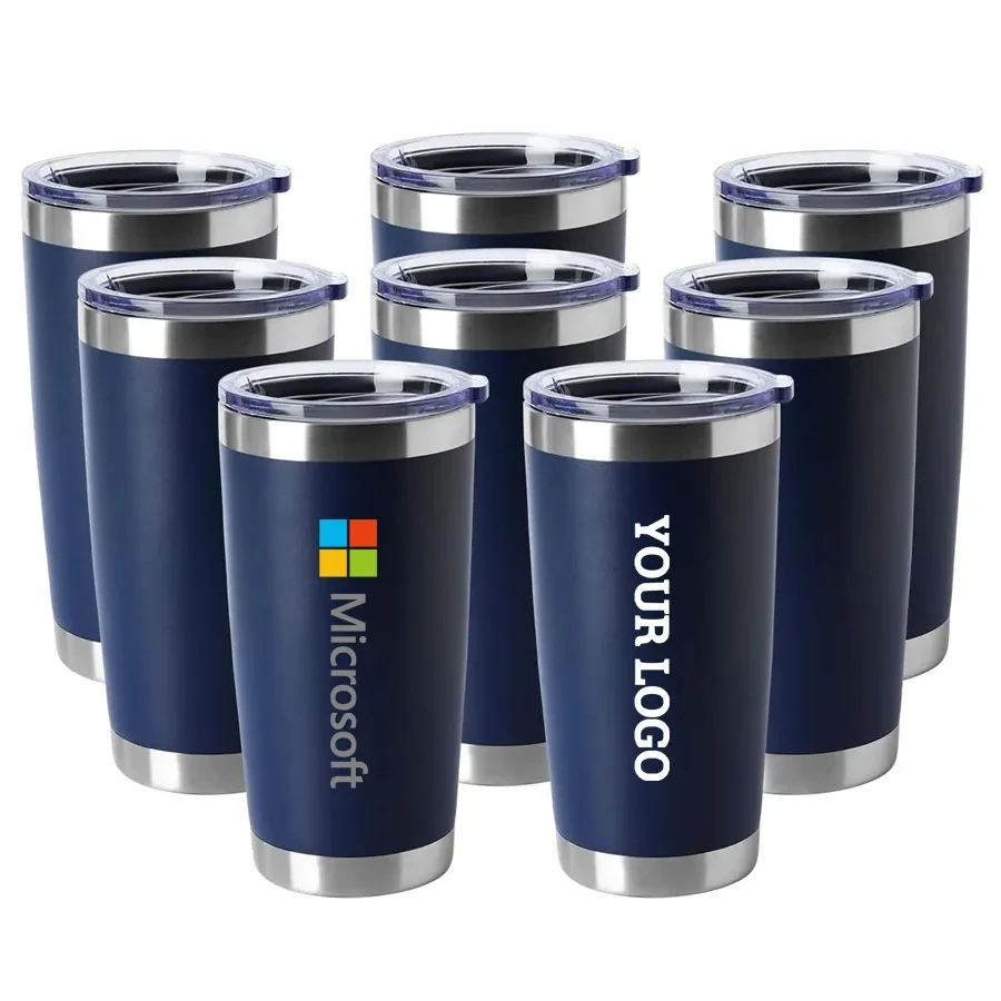 Double Wall Stainless Steel Travel Mugs 20.oz 1