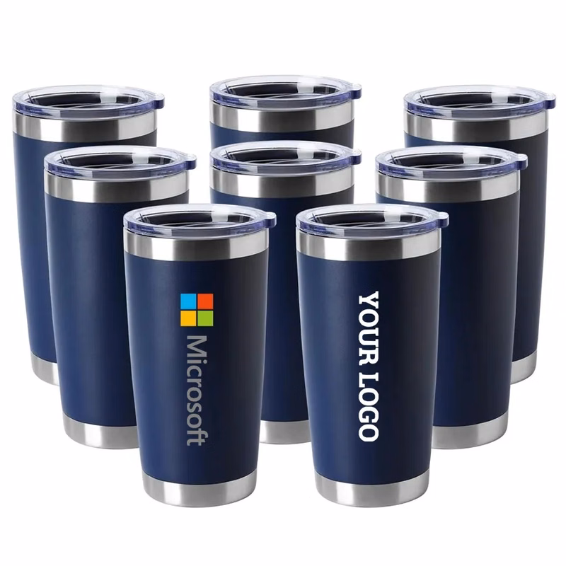 Double Wall Stainless Steel Travel Mugs 20.oz