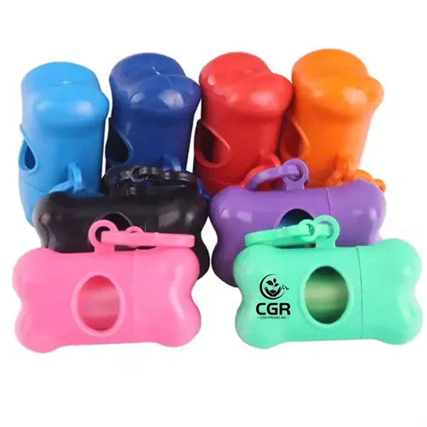 PortableBone Shaped Poop Bag Dispenser 1