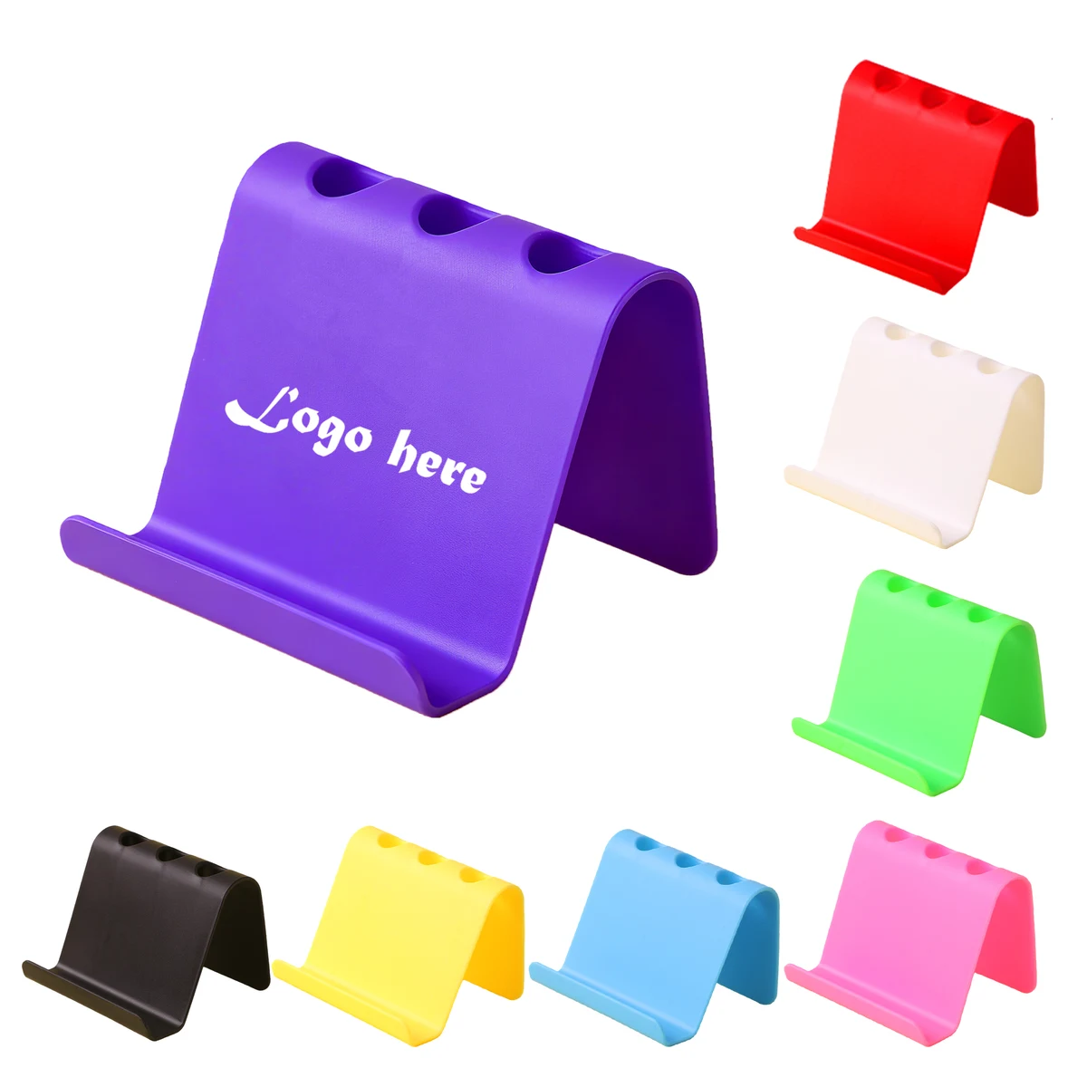 Pen Insertable Cell Phone Stand Holder 1