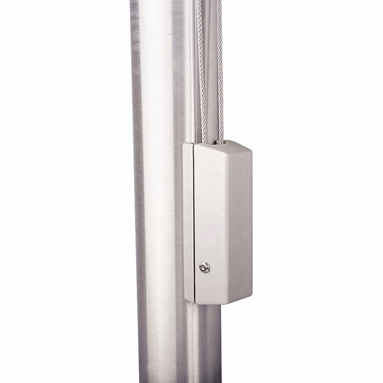 Silver Cleat Cover Box for 3-3.5" Diameter Pole