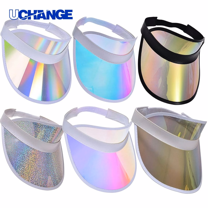 PVC Colored Sun Visor Hat