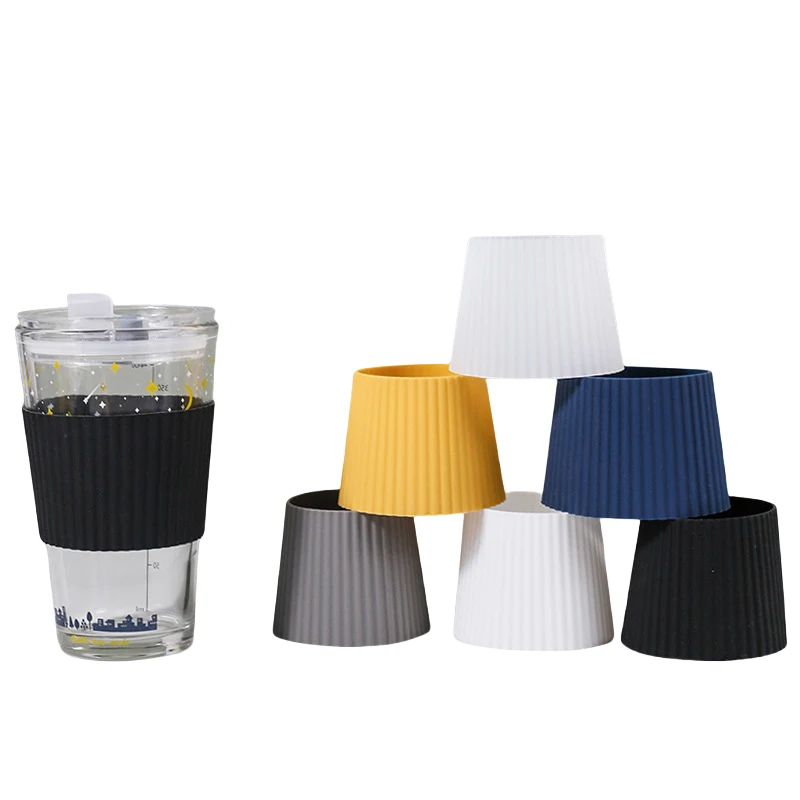 Heat-resistant Silicone Coffee Cup Sleeve 1