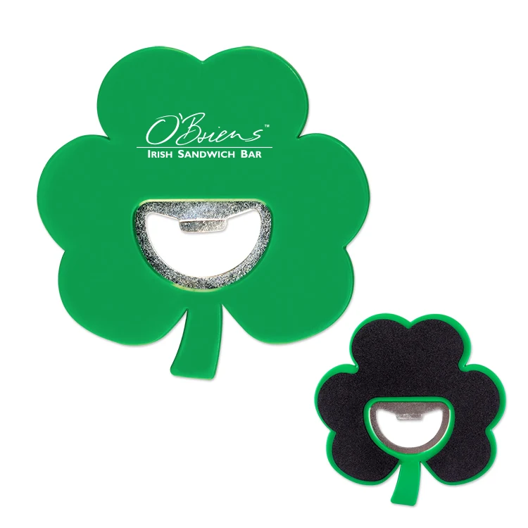 Shamrock Coaster Bottle Opener 1