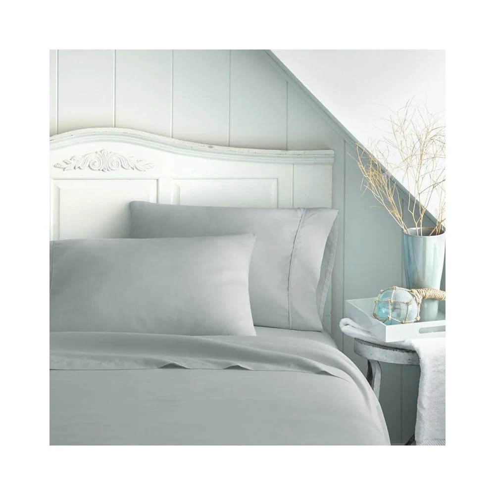 Double Brushed Sheet Sets - Light Gray Twin 3 Piece 1