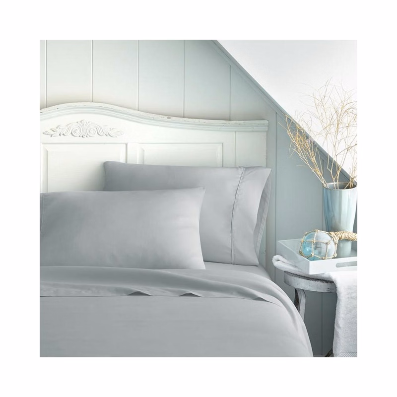 Double Brushed Sheet Sets - Light Gray Twin 3 Piece