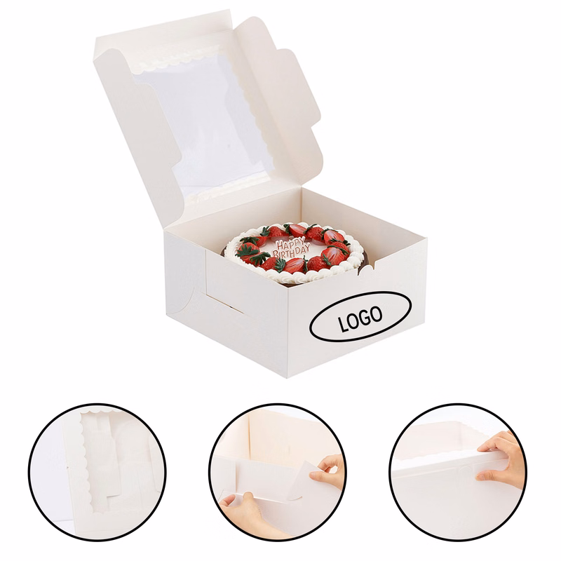 10 Inch Bakery Cake Box with Window
