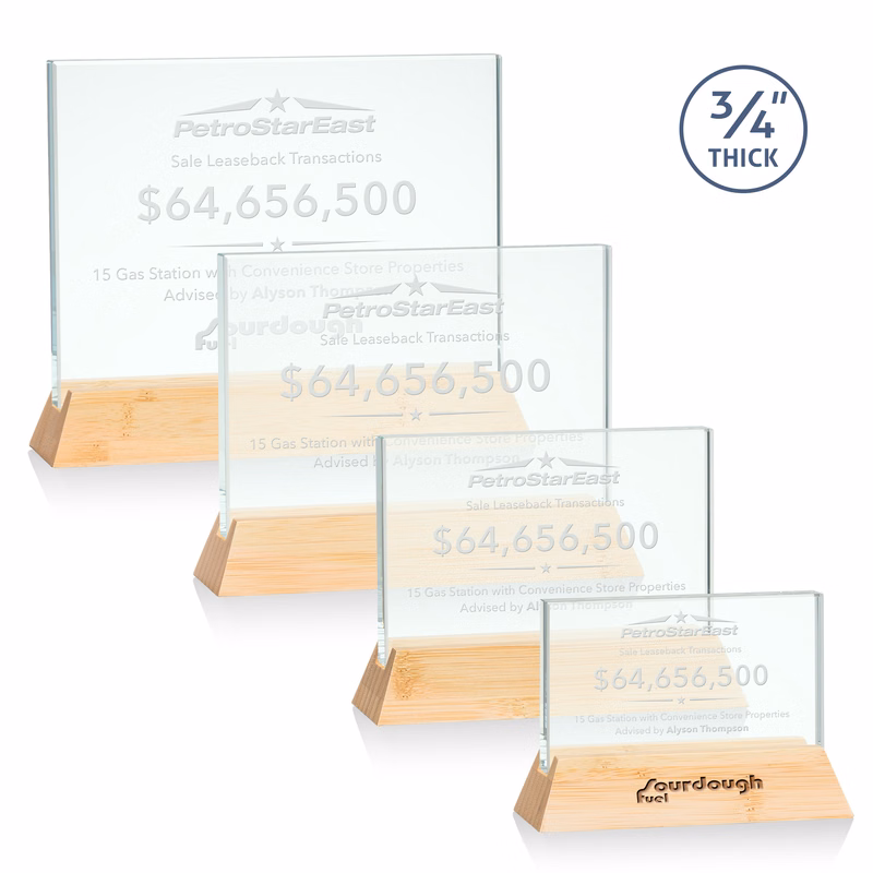 Walkerton Award - Jade/Bamboo (Horiz)