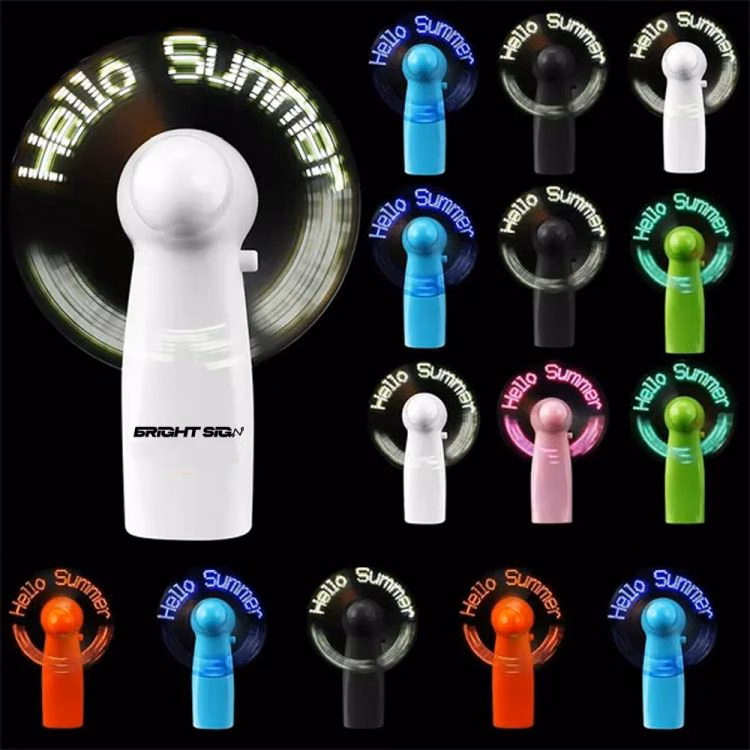 LED Flash Message Fan with Custom Display