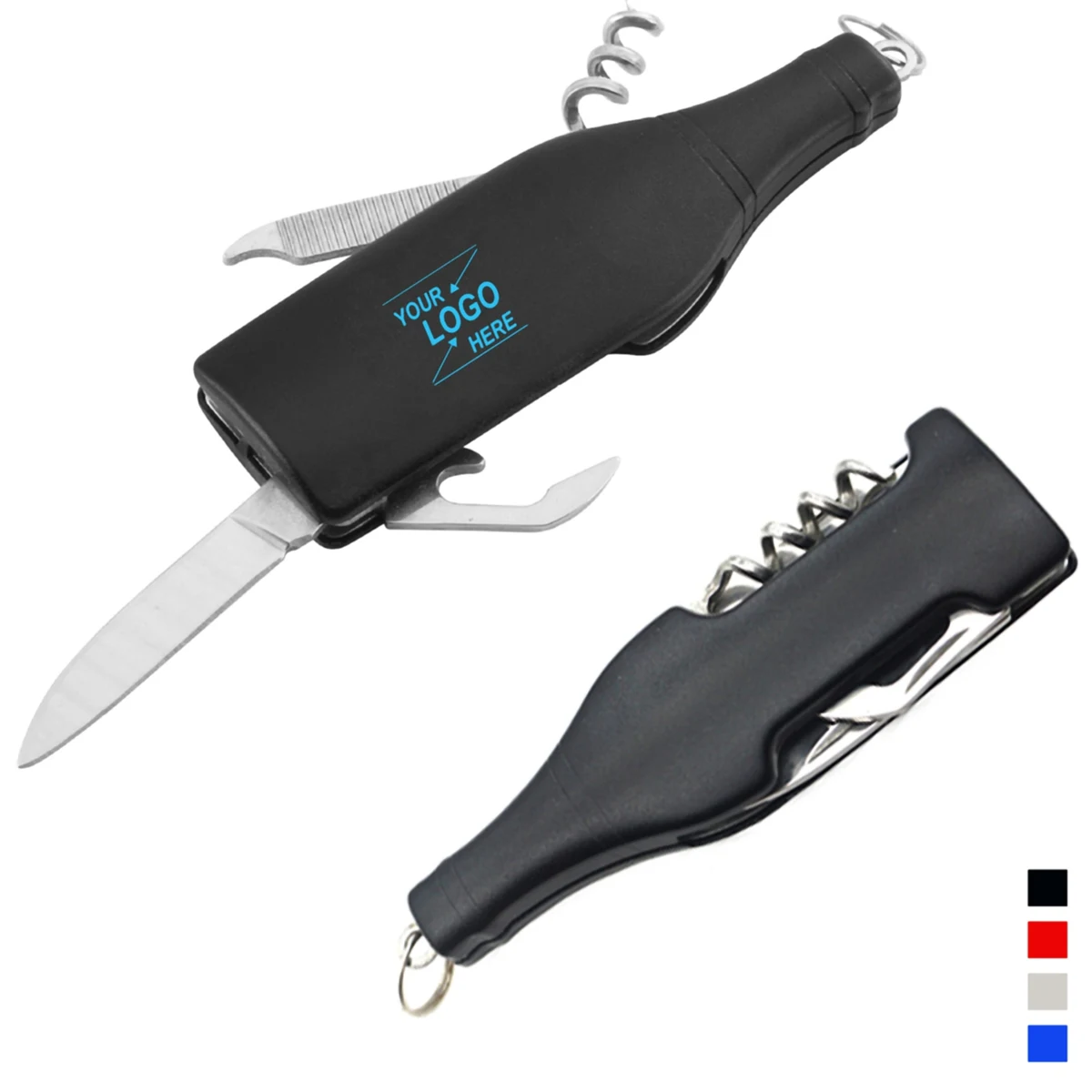 Multifunction Metal Bottle Keychain Tool 1