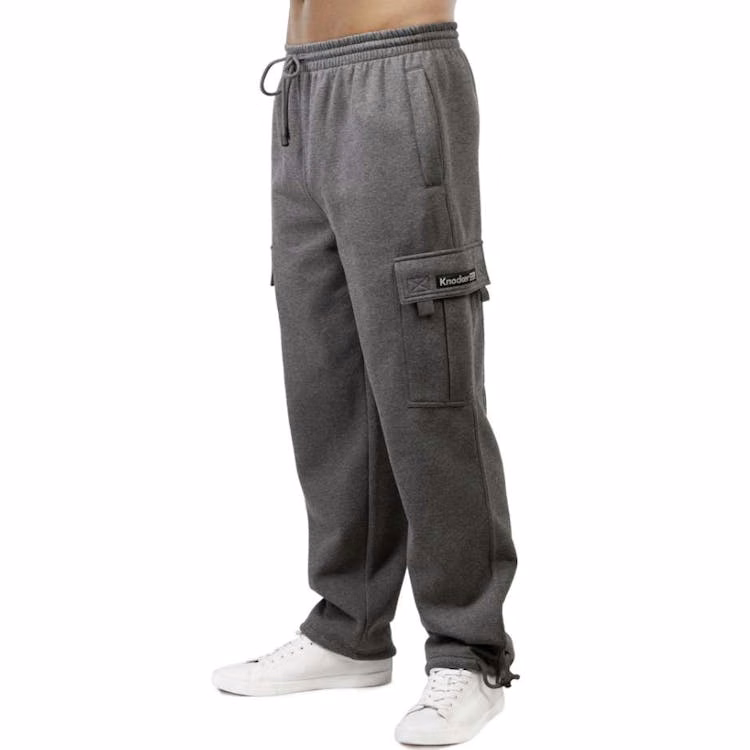 Knocker Men's Fleece Cargo Pants - 3XL Charcoal