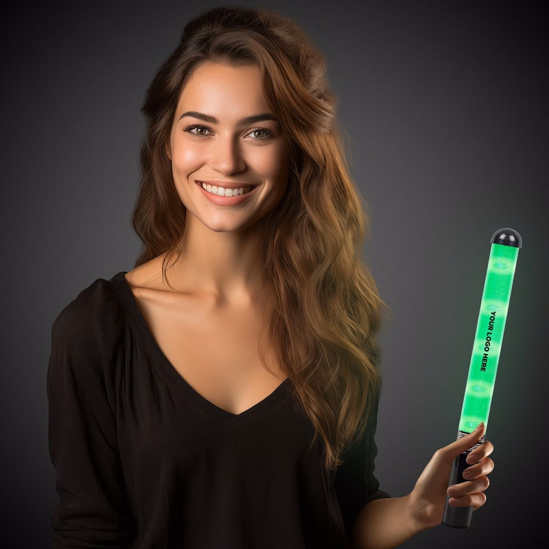Green LED Sparkle Patrol Wand(Full Color)