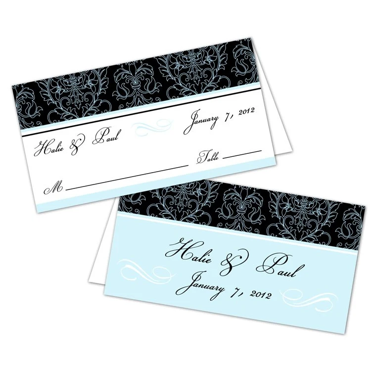 Wedding Place Card - 2x4.25 (folded) 1