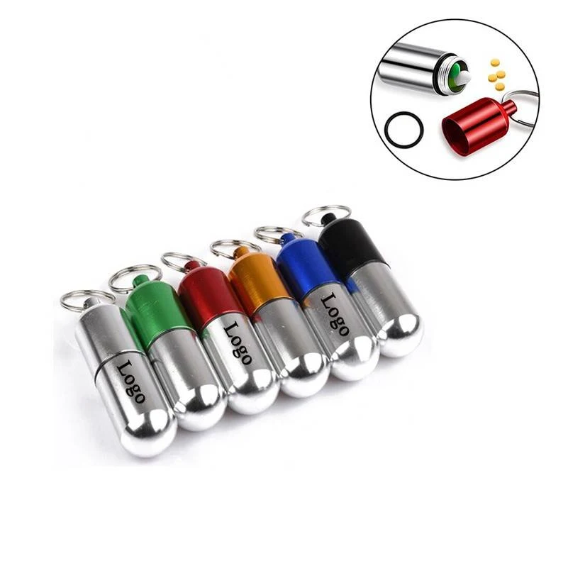 Portable Pill Storage Keychain 1