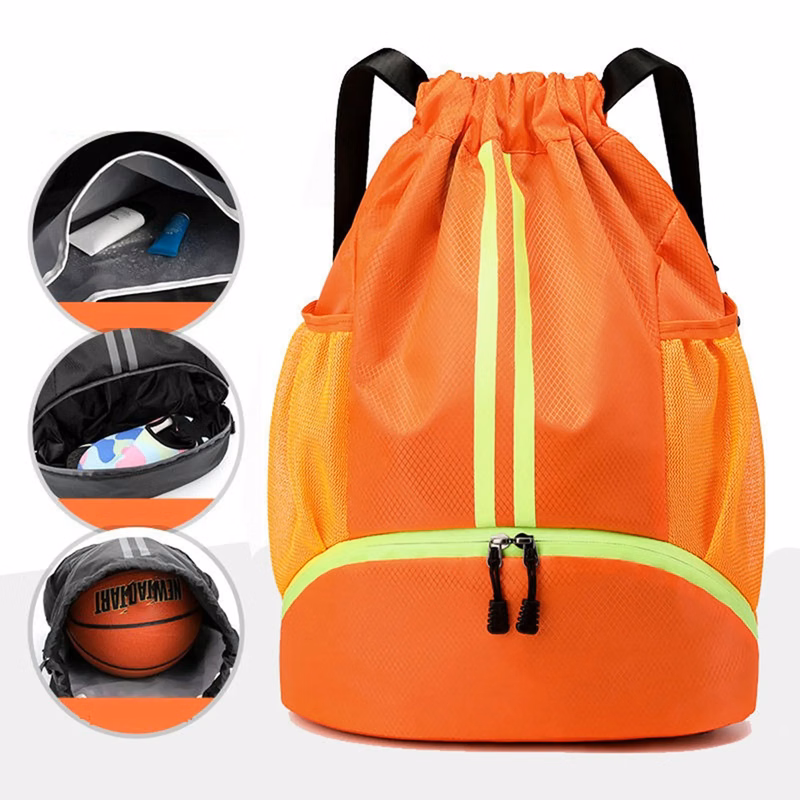 Waterproof Dry Wet Separate Drawstring Backpack