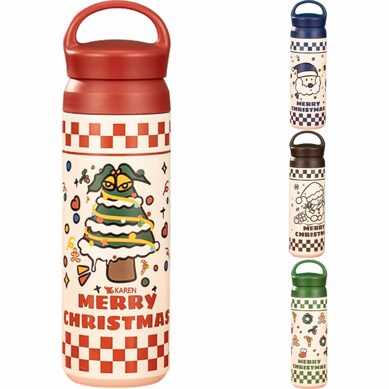17oz Stainless Steel Christmas Insulated Water Cup